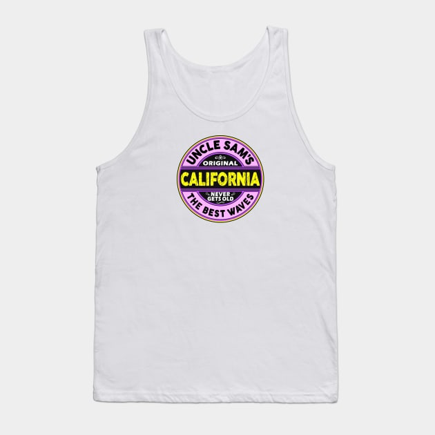 Surfing California Laguna Manhattan San Diego Tank Top by heybert00